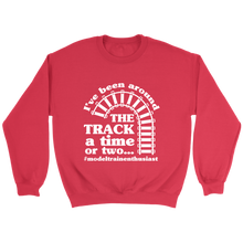 Load image into Gallery viewer, Been Around The Track Unisex Sweat Shirt Multi Colors Extended Sizes Shipping Included