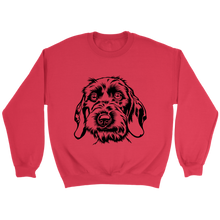 Load image into Gallery viewer, Wirehair Dachshund Unisex Sweatshirt Multi Color Extended Sizes Free Shipping