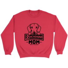 Load image into Gallery viewer, Dachshund Mom Unisex Sweatshirt Multi Color Extended Sizes Free Shipping