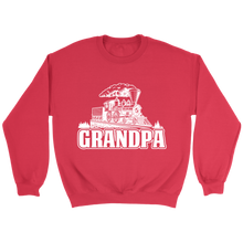 Load image into Gallery viewer, Grandpa Locomotive Unisex Sweat Shirt Multi Colors Extended Sizes Shipping Included