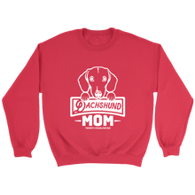 Load image into Gallery viewer, Dachshund Mom Unisex Sweatshirt Multi Color Extended Sizes Free Shipping