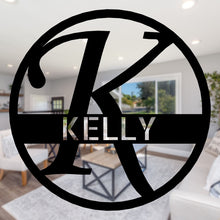 Load image into Gallery viewer, EXEMPLARY Family Name - Steel Sign, Multiple Colors and Sizes