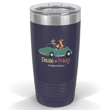 Load image into Gallery viewer, Doxie By Proxy Logo Insulated 20oz Travel Tumbler, 15 Colors, Shipping Included