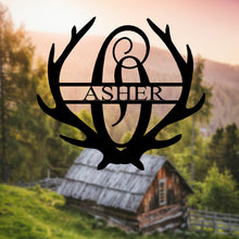 Load image into Gallery viewer, ANTLER Monogram - Steel Sign, Multiple Sizes and Powder Coat Colors