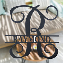 Load image into Gallery viewer, VINE Family Monogram - Steel Sign, Multiple Sizes and Colors Available