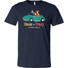 Load image into Gallery viewer, Doxie By Proxy Logo Unisex/Men's T-Shirt, Extended Sizes, Multi Colors, Shipping Included