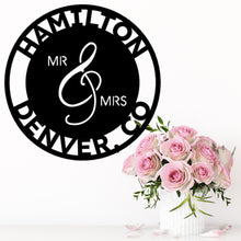 Load image into Gallery viewer, MR. AND MRS. - Steel Sign, Multiple Colors and Sizes