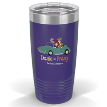 Load image into Gallery viewer, Doxie By Proxy Logo Insulated 20oz Travel Tumbler, 15 Colors, Shipping Included