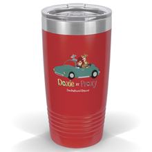 Load image into Gallery viewer, Doxie By Proxy Logo Insulated 20oz Travel Tumbler, 15 Colors, Shipping Included