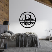 Load image into Gallery viewer, CLASSIC SPLIT CIRCLE Monogram - Steel Sign, Multiple Colors and Sizes