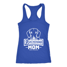 Load image into Gallery viewer, Dachshund Mom Ladies Racerback Tank Multi Colors Free Shipping