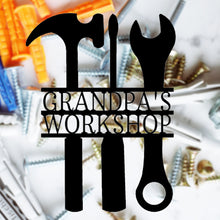Load image into Gallery viewer, HAMMER, SCREWDRIVER & WRENCH Oh My! - Steel Sign, Multiple Colors and Sizes