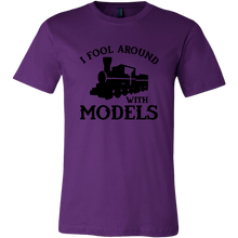 Load image into Gallery viewer, I Fool Around With Models Mens T-Shirt, Multiple Colors, Extended Sizes, Shipping Included