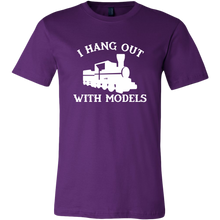 Load image into Gallery viewer, I Hang Out With Models (White) Mens T-Shirt, Multiple Colors, Extended Sizes, Shipping Included