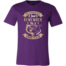 Load image into Gallery viewer, Angler Management - Fishing is Supposed to Be Fun Unisex T-Shirt, Extended Sizes, Shipping Included