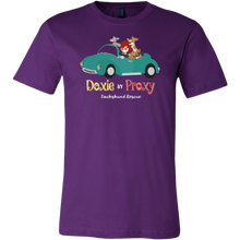 Load image into Gallery viewer, Doxie By Proxy Logo Unisex/Men's T-Shirt, Extended Sizes, Multi Colors, Shipping Included