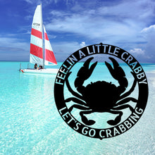 Load image into Gallery viewer, CRAB RING Monogram - Steel Sign, Multiple Sizes and Colors Available