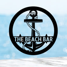 Load image into Gallery viewer, ELABORATE ANCHOR - Steel Sign, Multiple Sizes and Colors Available
