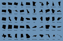 Load image into Gallery viewer, Home State Personalized Door Mat - Great Gift For Cross-Country Movers -- Multiple Sizes