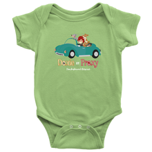 Load image into Gallery viewer, Baby Short Sleeve Body Suit, Unisex, Shower Gift, Doxie By Proxy Logo, Shipping Included