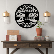 Load image into Gallery viewer, TREE OF LIFE - Steel Sign, Multiple Sizes and Colors, Custom Laser Cut Personalized