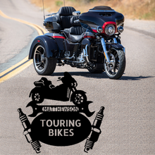 Load image into Gallery viewer, Trike Biker Tri-Glide Like Monogram Steel Sign, Multiple Sizes & Colors, HD Harley 3 Wheel Motorcycle