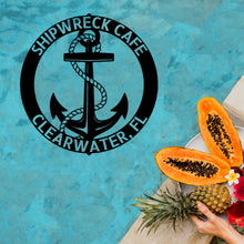 Load image into Gallery viewer, ELABORATE ANCHOR RING - Steel Sign, Multiple Sizes and Colors Available