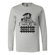Load image into Gallery viewer, One Track Mind - Unisex Long Sleeve T-Shirt, Multi Colors, Extended Sizes, Shipping Included