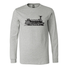 Load image into Gallery viewer, Vintage Locomotive Unisex Long Sleeve T-Shirt Extended Sizes Available Shipping Included