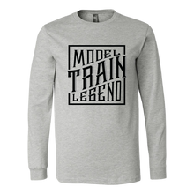 Load image into Gallery viewer, Model Train Legend - Unisex Long Sleeve T-Shirt, Multi Colors, Extended Sizes, Shipping Included
