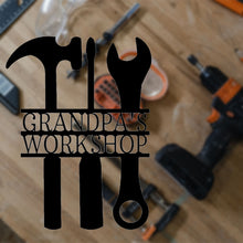 Load image into Gallery viewer, HAMMER, SCREWDRIVER & WRENCH Oh My! - Steel Sign, Multiple Colors and Sizes