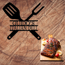 Load image into Gallery viewer, GRILLING UTENSILS - Steel Sign, Multiple Sizes and Colors Available