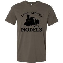 Load image into Gallery viewer, I Fool Around With Models Mens T-Shirt, Multiple Colors, Extended Sizes, Shipping Included