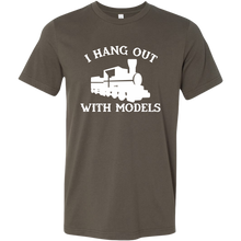 Load image into Gallery viewer, I Hang Out With Models (White) Mens T-Shirt, Multiple Colors, Extended Sizes, Shipping Included