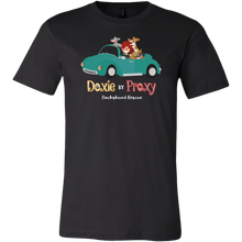 Load image into Gallery viewer, Doxie By Proxy Logo Unisex/Men's T-Shirt, Extended Sizes, Multi Colors, Shipping Included