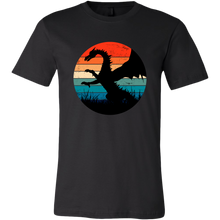 Load image into Gallery viewer, Retro Full Length Dragon, Unisex T-Shirt, Multi Colors, Extended Sizes Available, Free Shipping