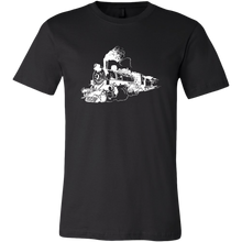 Load image into Gallery viewer, Distressed Steam Train Mens T-Shirt, Multiple Colors, Extended Sizes, Shipping Included
