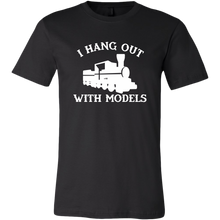 Load image into Gallery viewer, I Hang Out With Models (White) Mens T-Shirt, Multiple Colors, Extended Sizes, Shipping Included