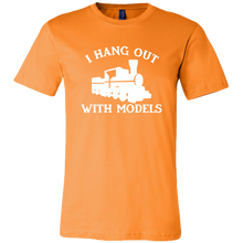 Load image into Gallery viewer, I Hang Out With Models (White) Mens T-Shirt, Multiple Colors, Extended Sizes, Shipping Included