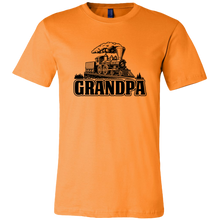 Load image into Gallery viewer, Grandpa Train Lovers Mens T-Shirt, Multiple Colors, Extended Sizes, Shipping Included