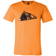 Load image into Gallery viewer, Locomotive Drawing Perspective - Unisex/Men's T-Shirt, Multiple Colors, Extended Sizes, Shipping Included