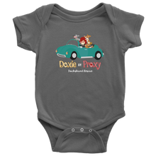 Load image into Gallery viewer, Baby Short Sleeve Body Suit, Unisex, Shower Gift, Doxie By Proxy Logo, Shipping Included