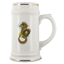 Load image into Gallery viewer, Beer Stein 22oz Ceramic, Multiple Dragon Graphics, Free Shipping