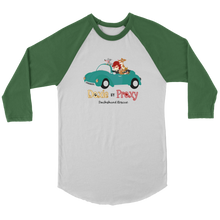 Load image into Gallery viewer, Doxie By Proxy Color Block Raglan T-Shirt, Unisex, Multi Colors, Extended Sizes, Shipping Included
