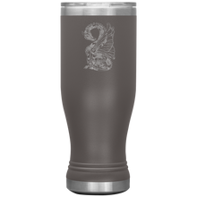 Load image into Gallery viewer, Dragon - Tattoo Inspired, 20 oz Boho Insulated Tumbler, Multi Colors, Shipping Included