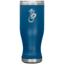 Load image into Gallery viewer, Chinese Art Dragon, 20oz Insulated Boho Tumbler, Laser Etched, Multi Colors, Shipping Included