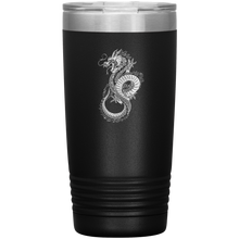 Load image into Gallery viewer, Chinese Art Dragon, 20oz Insulated Travel Tumbler, Laser Etched, Multi Colors, Shipping Included