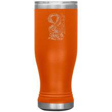 Load image into Gallery viewer, Dragon - Tattoo Inspired, 20 oz Boho Insulated Tumbler, Multi Colors, Shipping Included