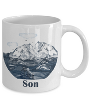 Load image into Gallery viewer, SON Mountain Sketch Family Mug