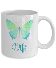 Load image into Gallery viewer, WIFE Butterfly Mug 11oz/15oz Shipping Included